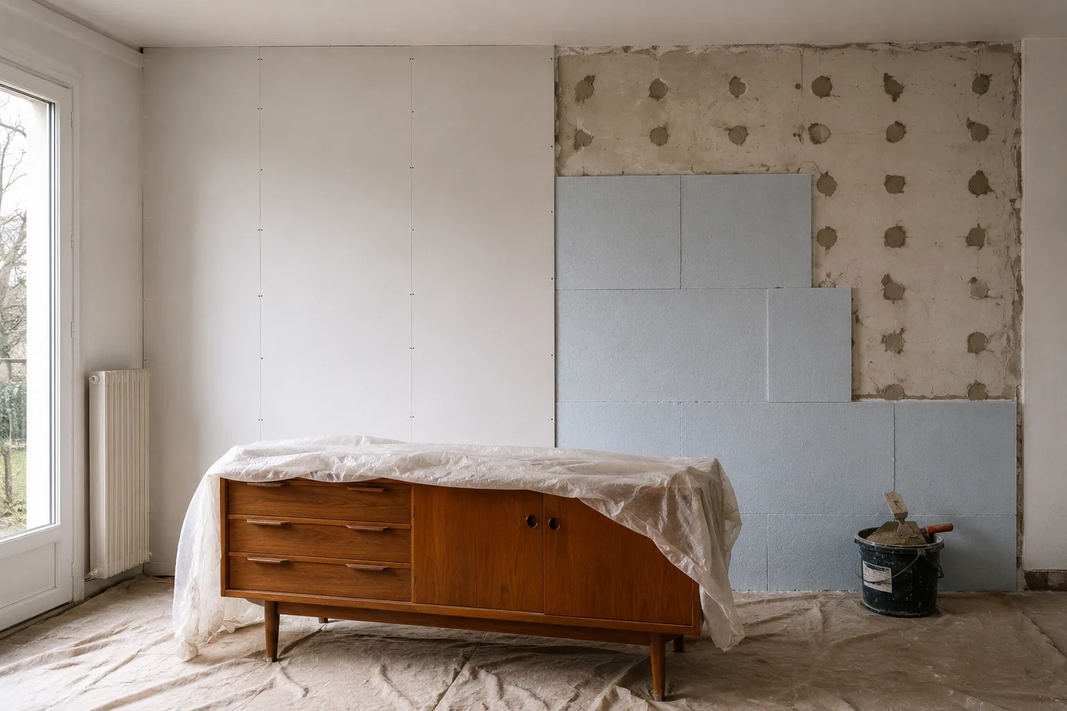 Doublage thermique 88 m² — Pau Trespoey