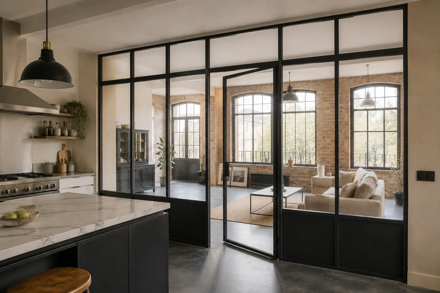 Verrière style atelier 6 m² — Bordeaux La Bastide