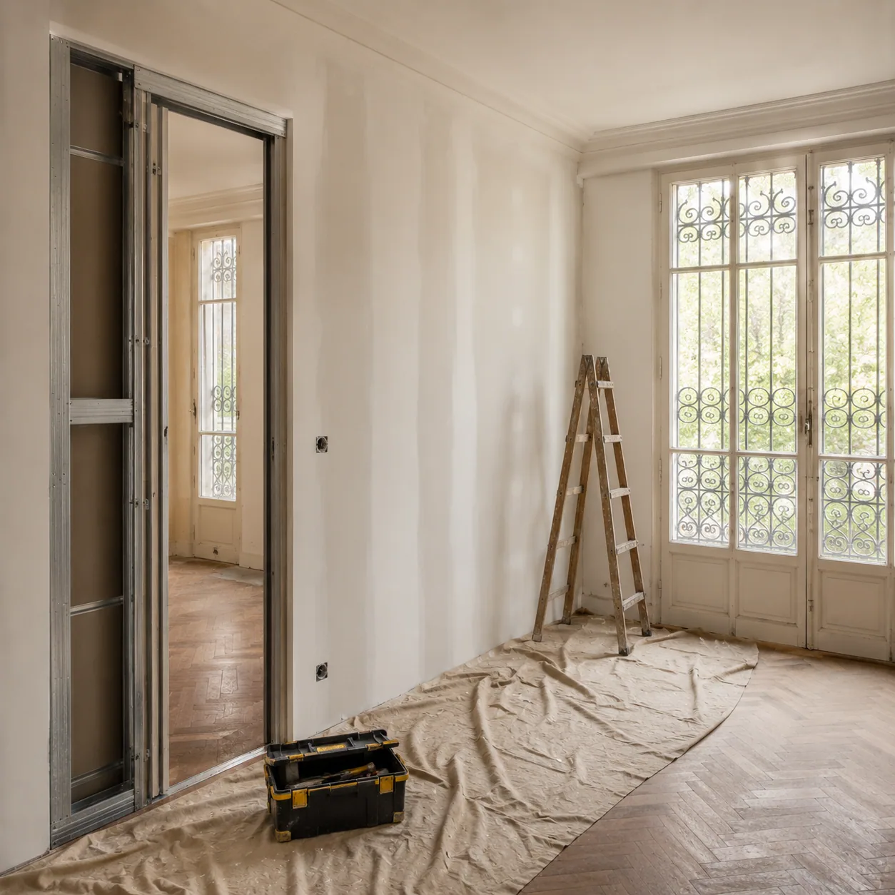Chantier plaquiste à Toulouse